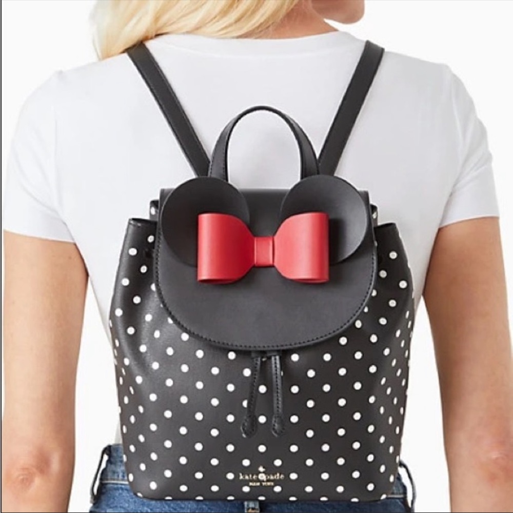 Authentic Disney Kate Spade Minnie Mouse Backpack - Picture 2 of 8